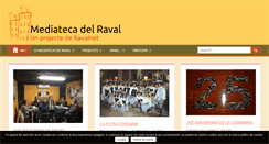 Desktop Screenshot of mediateca.ravalnet.org