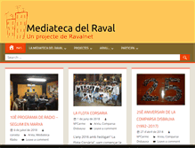 Tablet Screenshot of mediateca.ravalnet.org